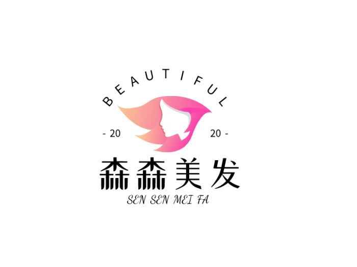 {賭波}(美发logo设计 图案) {賭波}(美发logo设计 图案)